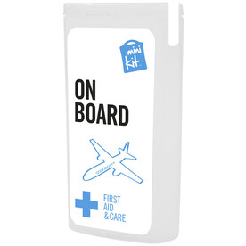 mykit, first aid, kit, travel, travelling, airplane, plane, weiss bedrucken, Art.-Nr. 1Z255601