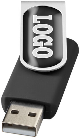 Rotate Doming USB-Stick, schwarz, 1GB bedrucken, Art.-Nr. 1Z43000D Rotate Doming USB-Stick, schwarz, 1GB bedrucken, Art.-Nr. 1Z43000D