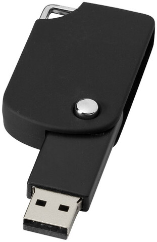 Swivel Square USB-Stick, schwarz, 1GB bedrucken, Art.-Nr. 1Z46000D Swivel Square USB-Stick, schwarz, 1GB bedrucken, Art.-Nr. 1Z46000D