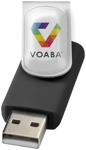 Rotate Doming USB-Stick, schwarz, 1GB bedrucken, Art.-Nr. 1Z43000D Rotate Doming USB-Stick, schwarz, 1GB bedrucken, Art.-Nr. 1Z43000D