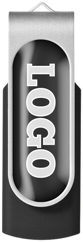 Rotate Doming USB-Stick, schwarz, 1GB bedrucken, Art.-Nr. 1Z43000D Rotate Doming USB-Stick, schwarz, 1GB bedrucken, Art.-Nr. 1Z43000D