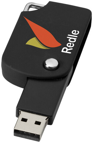 Swivel Square USB-Stick, schwarz, 1GB bedrucken, Art.-Nr. 1Z46000D Swivel Square USB-Stick, schwarz, 1GB bedrucken, Art.-Nr. 1Z46000D