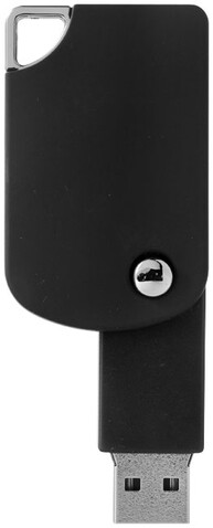 Swivel Square USB-Stick, schwarz, 1GB bedrucken, Art.-Nr. 1Z46000D Swivel Square USB-Stick, schwarz, 1GB bedrucken, Art.-Nr. 1Z46000D