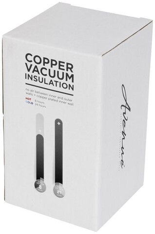 Lagom 380 ml Kupfer-Vakuum Isolierbecher, schwarz glänzend bedrucken, Art.-Nr. 10054800