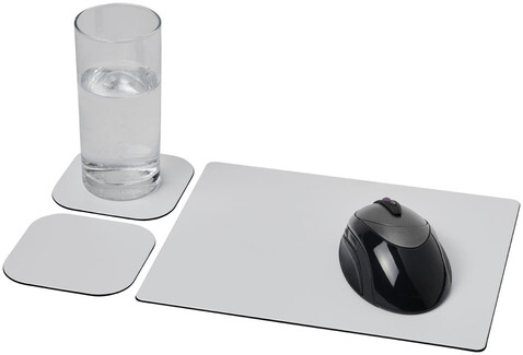 Brite-Mat® Mousepad- und Untersetzer-Set 3, schwarz bedrucken, Art.-Nr. 21059300 Brite-Mat® Mousepad- und Untersetzer-Set 3, schwarz bedrucken, Art.-Nr. 21059300