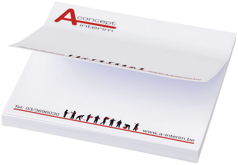 Sticky-Mate® Haftnotizen 75x75 mm, weiss bedrucken, Art.-Nr. 21093001 Sticky-Mate® Haftnotizen 75x75 mm, weiss bedrucken, Art.-Nr. 21093001