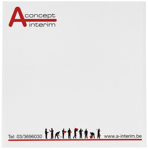 Sticky-Mate® Haftnotizen 100 x 100 mm, weiss bedrucken, Art.-Nr. 21095001