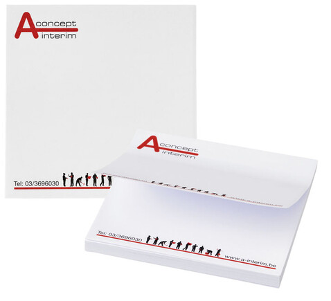 Sticky-Mate® Haftnotizen 100 x 100 mm, weiss bedrucken, Art.-Nr. 21095001