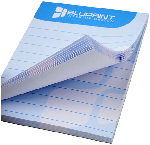 Desk-Mate® A7 Notizblock, weiss bedrucken, Art.-Nr. 21205001