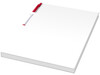 Essential Conference Pack A5 Notizbuch und Stift, weiss, rot bedrucken, Art.-Nr. 21275007