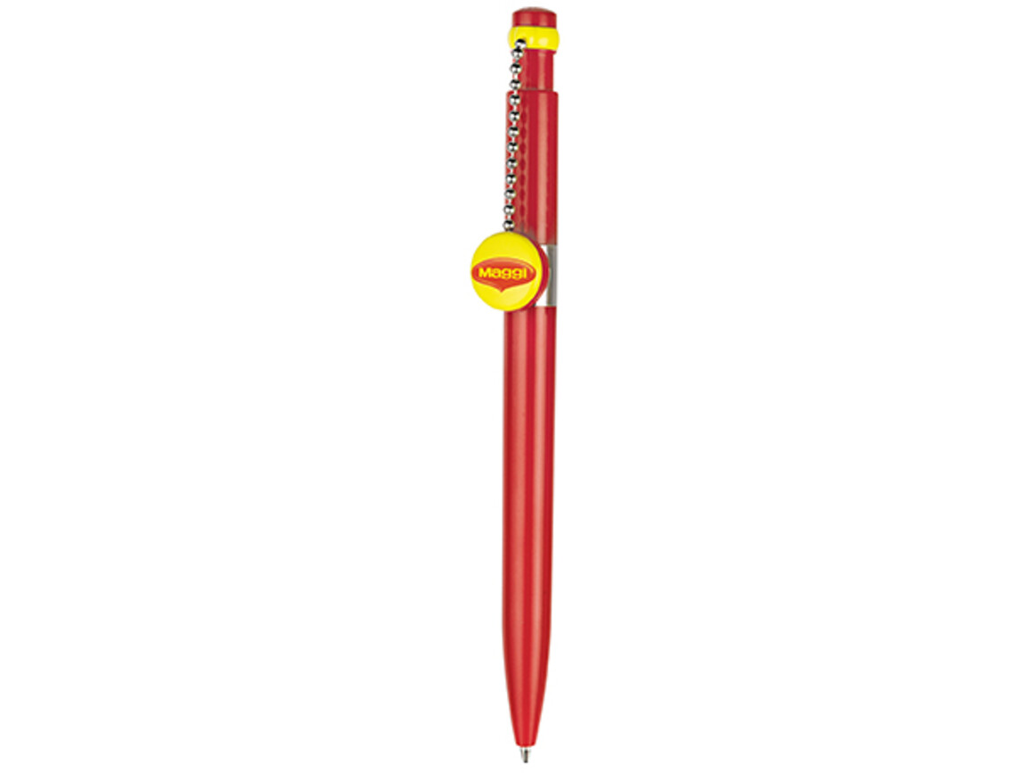 Kugelschreiber PIN PEN–signal-rot bedrucken, Art.-Nr. 00060_0601
