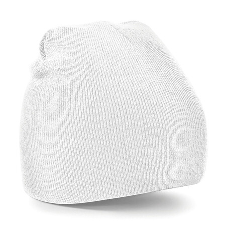 Beechfield Original Pull-On Beanie, White, One Size bedrucken, Art.-Nr. 003690000