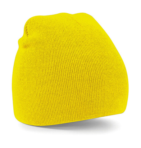 Beechfield Original Pull-On Beanie, Yellow, One Size bedrucken, Art.-Nr. 003696000