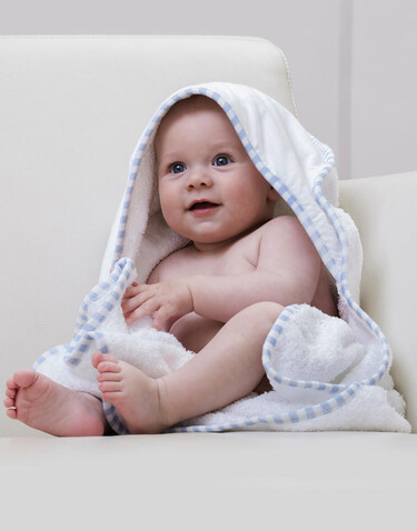 SG ACCESSORIES - TOWELS Po Hooded Baby Towel, White/Baby Blue, One Size bedrucken, Art.-Nr. 010640580 SG ACCESSORIES - TOWELS Po Hooded Baby Towel, White/Baby Blue, One Size bedrucken, Art.-Nr. 010640580
