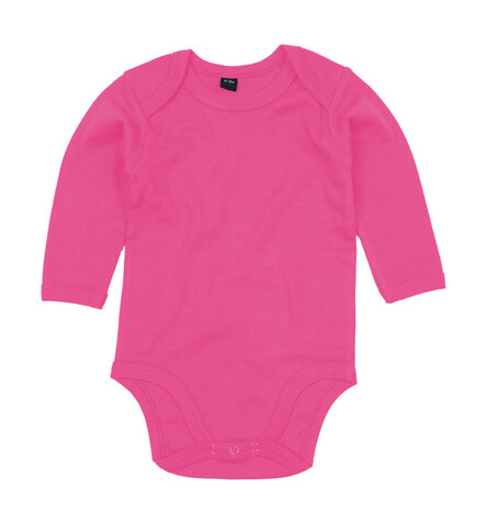 BabyBugz Baby long Sleeve Bodysuit, Fuchsia, 12-18 bedrucken, Art.-Nr. 015474394