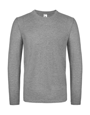 B & C #E150 LSL, Sport Grey, XL bedrucken, Art.-Nr. 027421256 B & C #E150 LSL, Sport Grey, XL bedrucken, Art.-Nr. 027421256