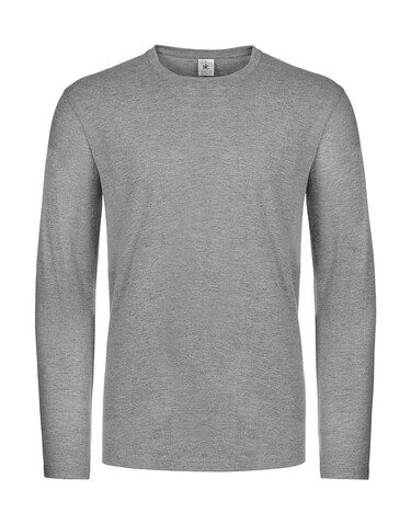 B & C #E190 LSL, Sport Grey, S bedrucken, Art.-Nr. 028421253 B & C #E190 LSL, Sport Grey, S bedrucken, Art.-Nr. 028421253