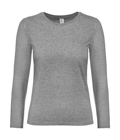 B &amp; C #E190 LSL /women, Sport Grey, XS bedrucken, Art.-Nr. 030421252