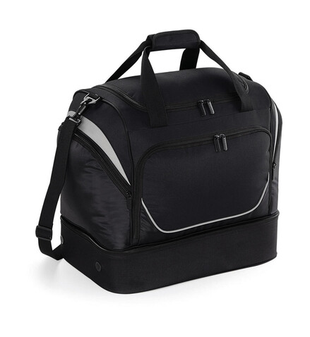 Quadra Pro Team Hardbase Holdall, Black/Black/Light Grey, One Size bedrucken, Art.-Nr. 031301750