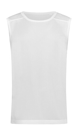 Stedman Active 140 Sleeveless Men, White, S bedrucken, Art.-Nr. 032050003