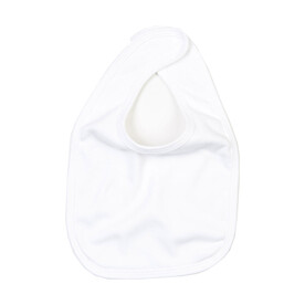 BabyBugz Baby Bib, White, One Size bedrucken, Art.-Nr. 042470000