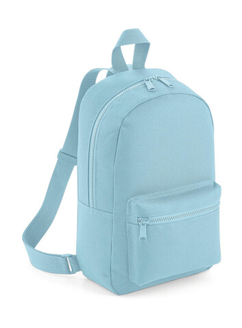 Bag Base Mini Essential Fashion Backpack, Powder Blue, One Size bedrucken, Art.-Nr. 064293250
