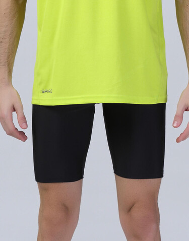 Result Men`s Bodyfit Base Layer Shorts, Black, XS/S bedrucken, Art.-Nr. 066331012