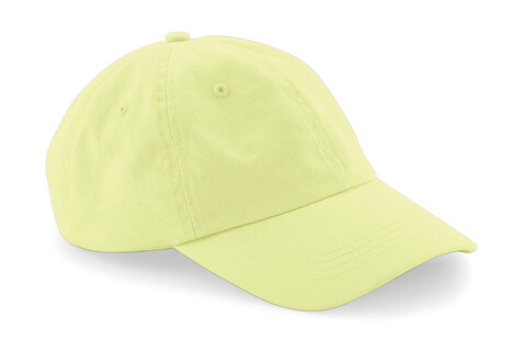 Beechfield Low Profile 6 Panel Dad Cap, Pastel Lemon, One Size bedrucken, Art.-Nr. 066696210 Beechfield Low Profile 6 Panel Dad Cap, Pastel Lemon, One Size bedrucken, Art.-Nr. 066696210