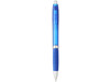 Turbo Kugelschreiber mit Gummigriff, blau bedrucken, Art.-Nr. 10736200
