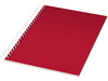 Rothko A5 Notizbuch mit Spiralbindung, rot, weiss bedrucken, Art.-Nr. 21243072