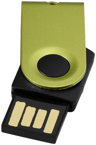 Mini USB-Stick, apfelgrün, schwarz, 1GB bedrucken, Art.-Nr. 1Z38720D Mini USB-Stick, apfelgrün, schwarz, 1GB bedrucken, Art.-Nr. 1Z38720D
