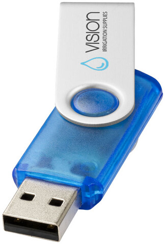 Rotate Transculent USB-Stick, blau, 1GB bedrucken, Art.-Nr. 1Z44002D Rotate Transculent USB-Stick, blau, 1GB bedrucken, Art.-Nr. 1Z44002D