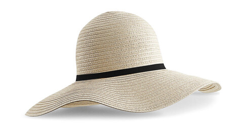 Beechfield Marbella Wide-Brimmed Sun Hat, Natural, One Size bedrucken, Art.-Nr. 082690080 Beechfield Marbella Wide-Brimmed Sun Hat, Natural, One Size bedrucken, Art.-Nr. 082690080