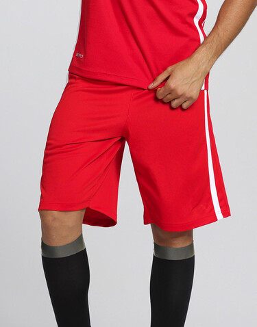Result Men`s Quick Dry Basketball Shorts, White/Black, M bedrucken, Art.-Nr. 092330563