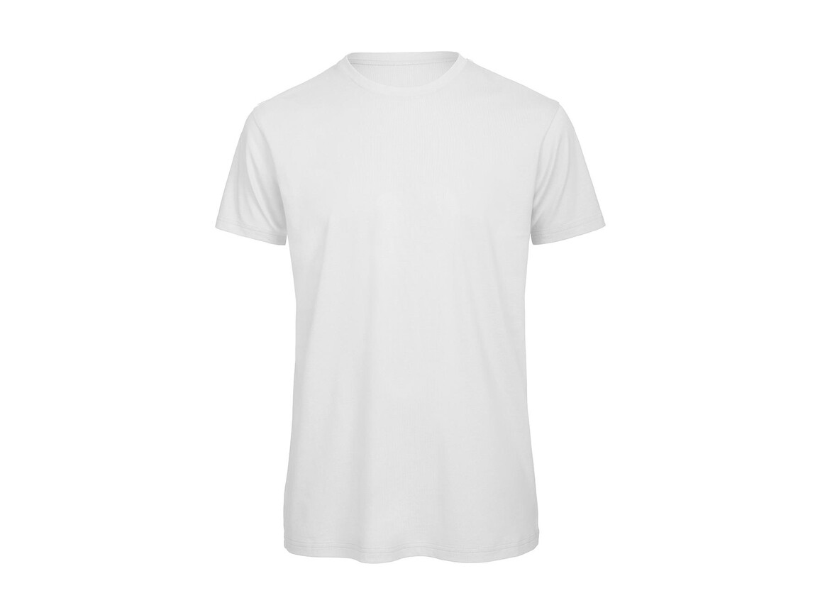 B & C Organic Inspire T /men T-Shirt, White, M bedrucken, Art.-Nr. 102420004