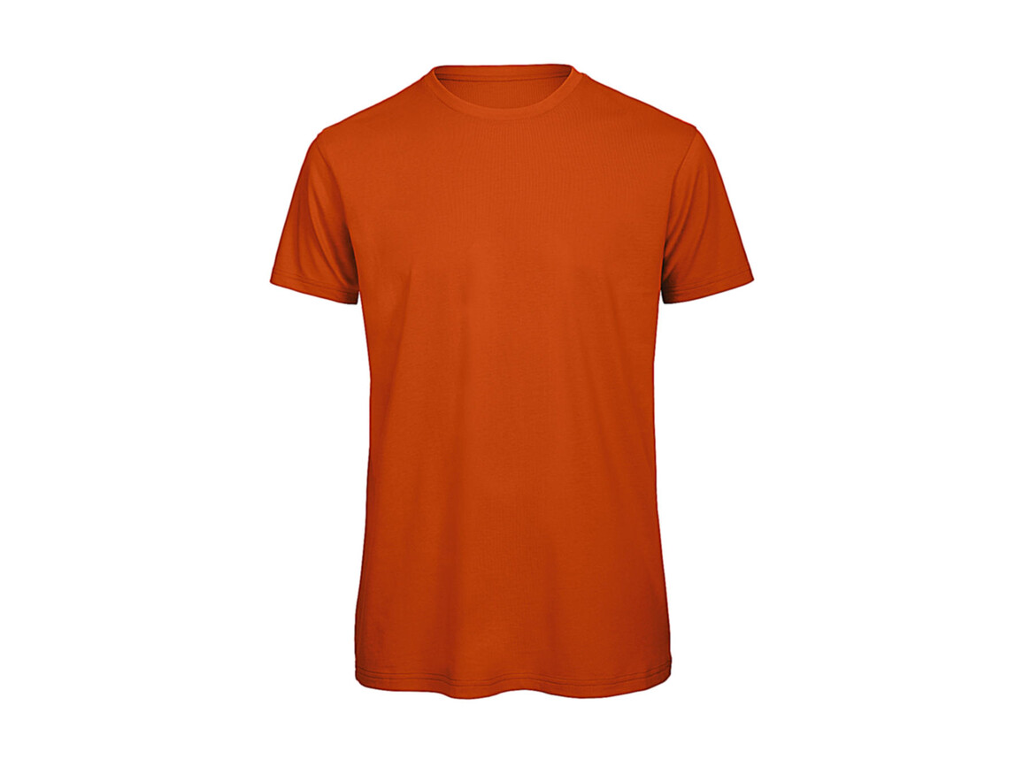 B & C Organic Inspire T /men T-Shirt, Urban Orange, 2XL bedrucken, Art.-Nr. 102424097