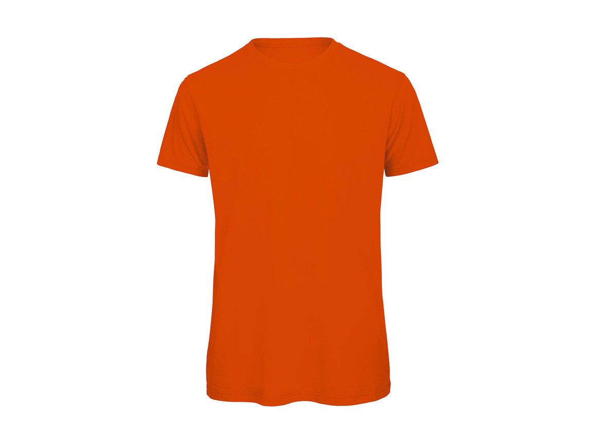 B & C Organic Inspire T /men T-Shirt, Orange, M bedrucken, Art.-Nr. 102424104