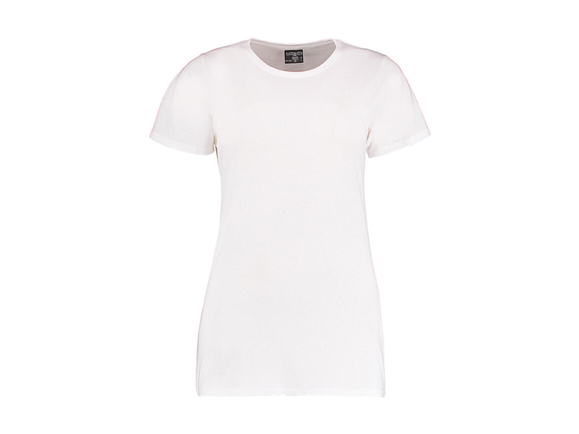 Kustom Kit Women`s Fashion Fit Superwash® 60º Tee, White, L bedrucken, Art.-Nr. 103110005