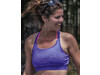 Result Fitness Women`s Crop Top, Sport Grey Marl, 2XL (18) bedrucken, Art.-Nr. 104331147