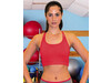 Result Fitness Women`s Crop Top, Sport Grey Marl, 2XL (18) bedrucken, Art.-Nr. 104331147