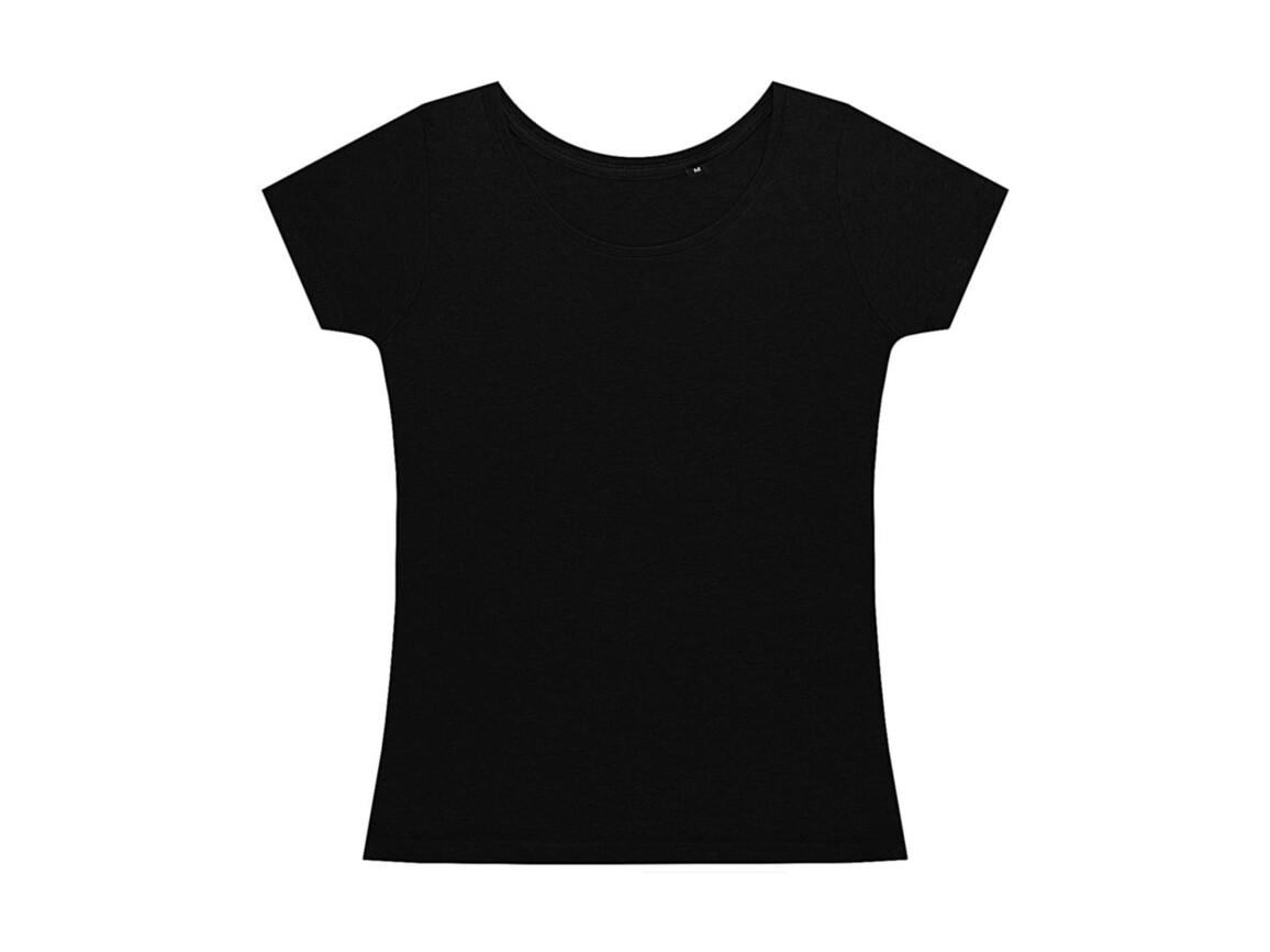 nakedshirt Nancy Triblend Women`s Favourite T-Shirt, Deep Black, M bedrucken, Art.-Nr. 104851034