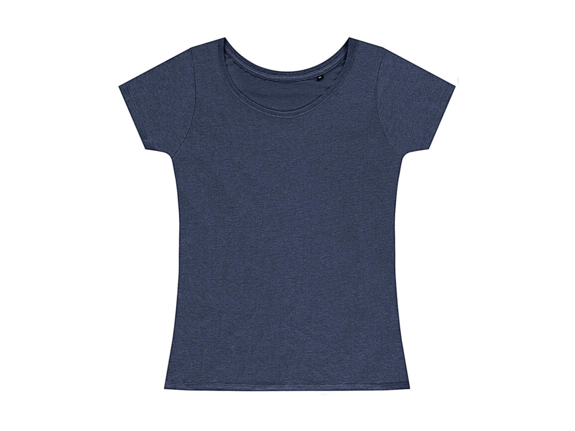 nakedshirt Nancy Triblend Women`s Favourite T-Shirt, Denim Blue, L bedrucken, Art.-Nr. 104853185