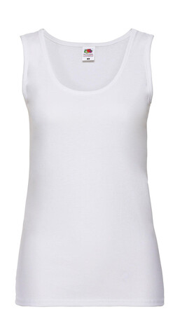 Fruit of the Loom Ladies` Valueweight Vest, White, XS bedrucken, Art.-Nr. 105010002 Fruit of the Loom Ladies` Valueweight Vest, White, XS bedrucken, Art.-Nr. 105010002