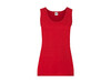 Fruit of the Loom Ladies` Valueweight Vest, Red, XL (16) bedrucken, Art.-Nr. 105014006