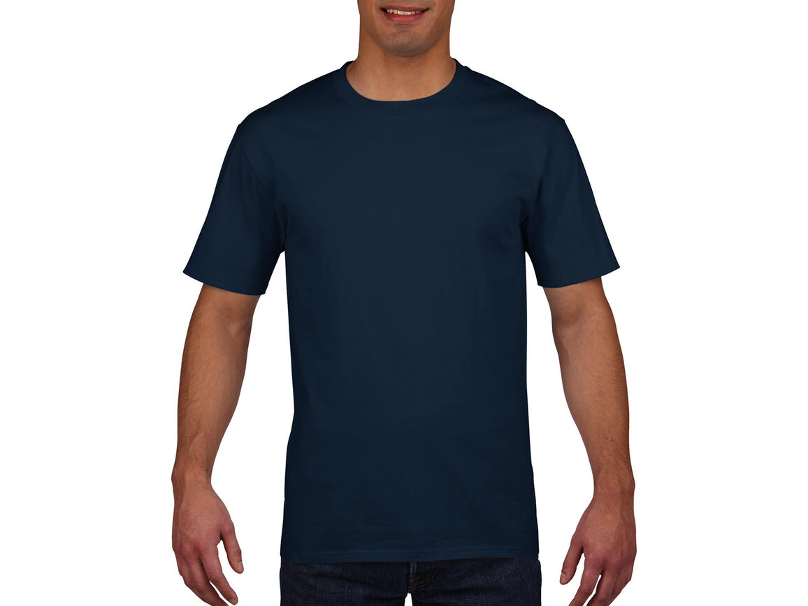 Gildan Premium Cotton Adult T-Shirt, Navy, S bedrucken, Art.-Nr. 105092003