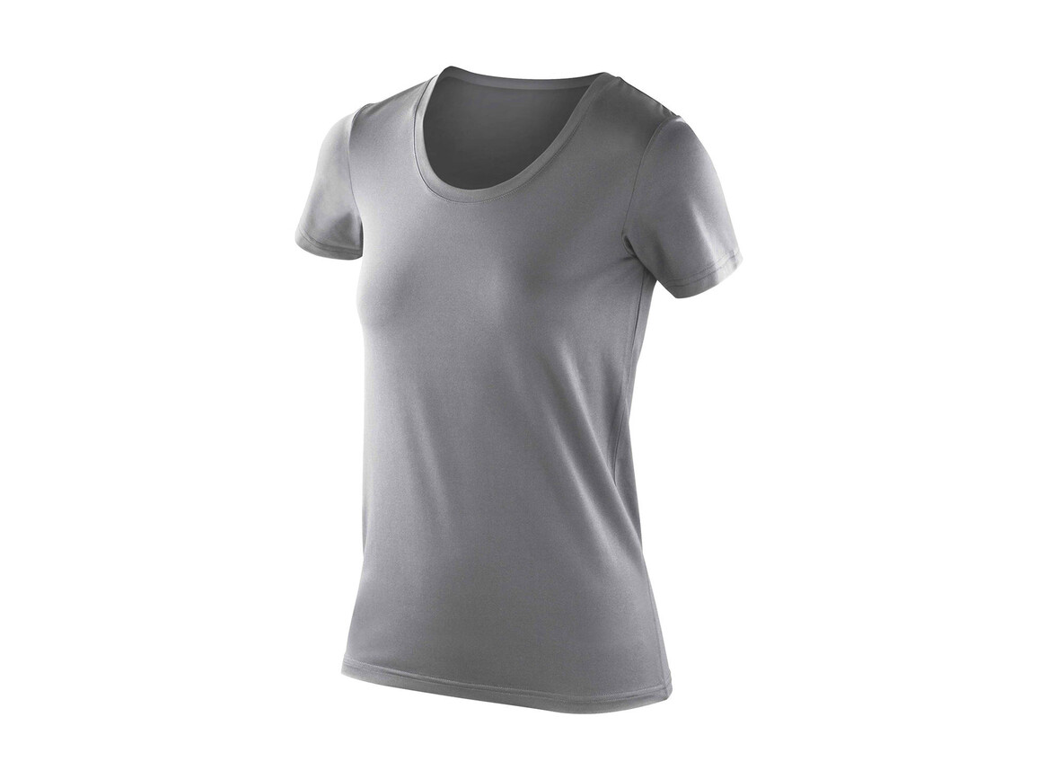 Result Women`s Impact Softex® T-Shirt, Cloudy Grey, M (12) bedrucken, Art.-Nr. 106331194