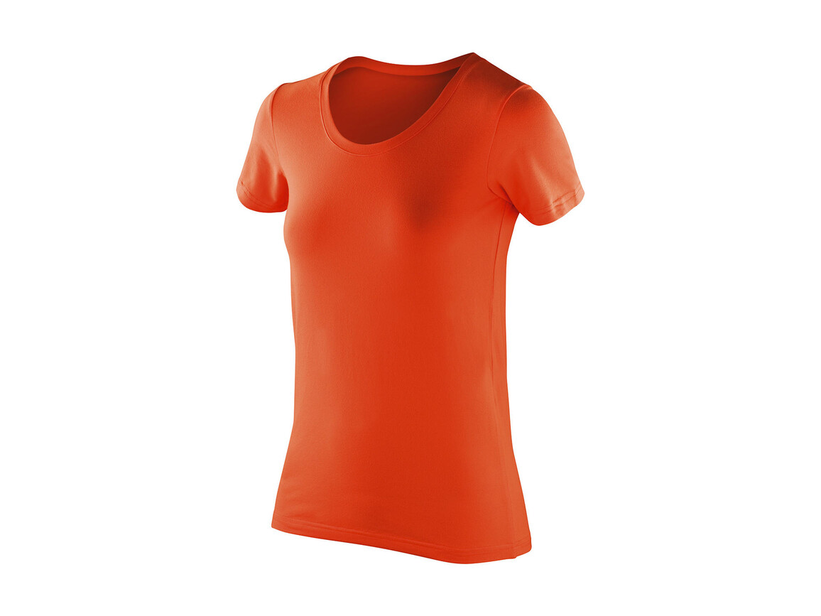 Result Women`s Impact Softex® T-Shirt, Tangerine, S (10) bedrucken, Art.-Nr. 106334113