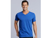 Gildan Gildan Mens Softstyle® V-Neck T-Shirt, Charcoal, XL bedrucken, Art.-Nr. 108091306