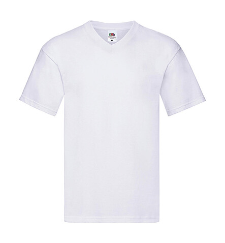 Fruit of the Loom Original V-Neck T, White, S bedrucken, Art.-Nr. 109010001 Fruit of the Loom Original V-Neck T, White, S bedrucken, Art.-Nr. 109010001