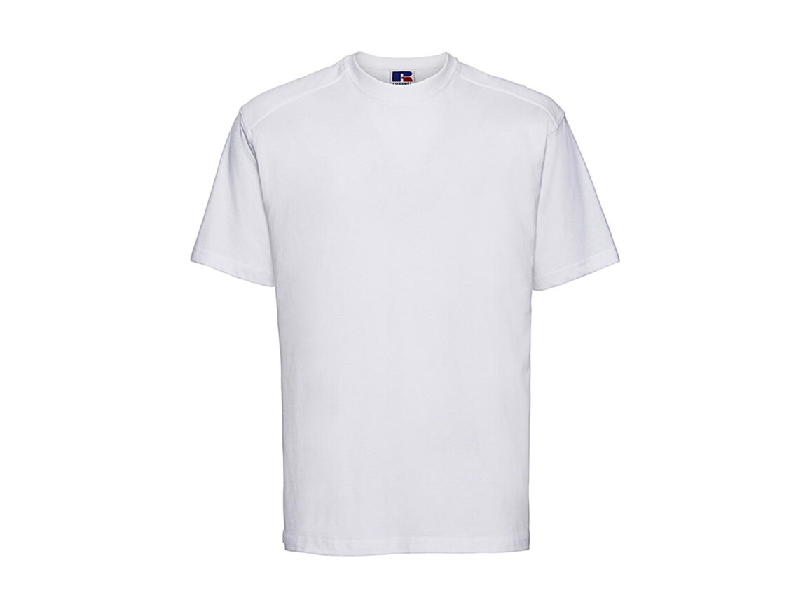 Russell Europe Workwear Crew Neck T-Shirt, White, 3XL bedrucken, Art.-Nr. 110000008